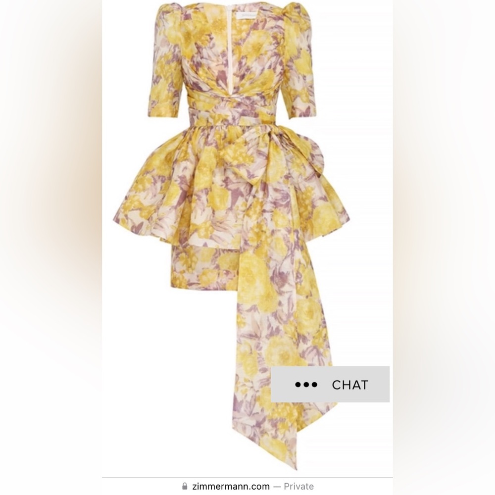 Zimmerman watercolor flower dress